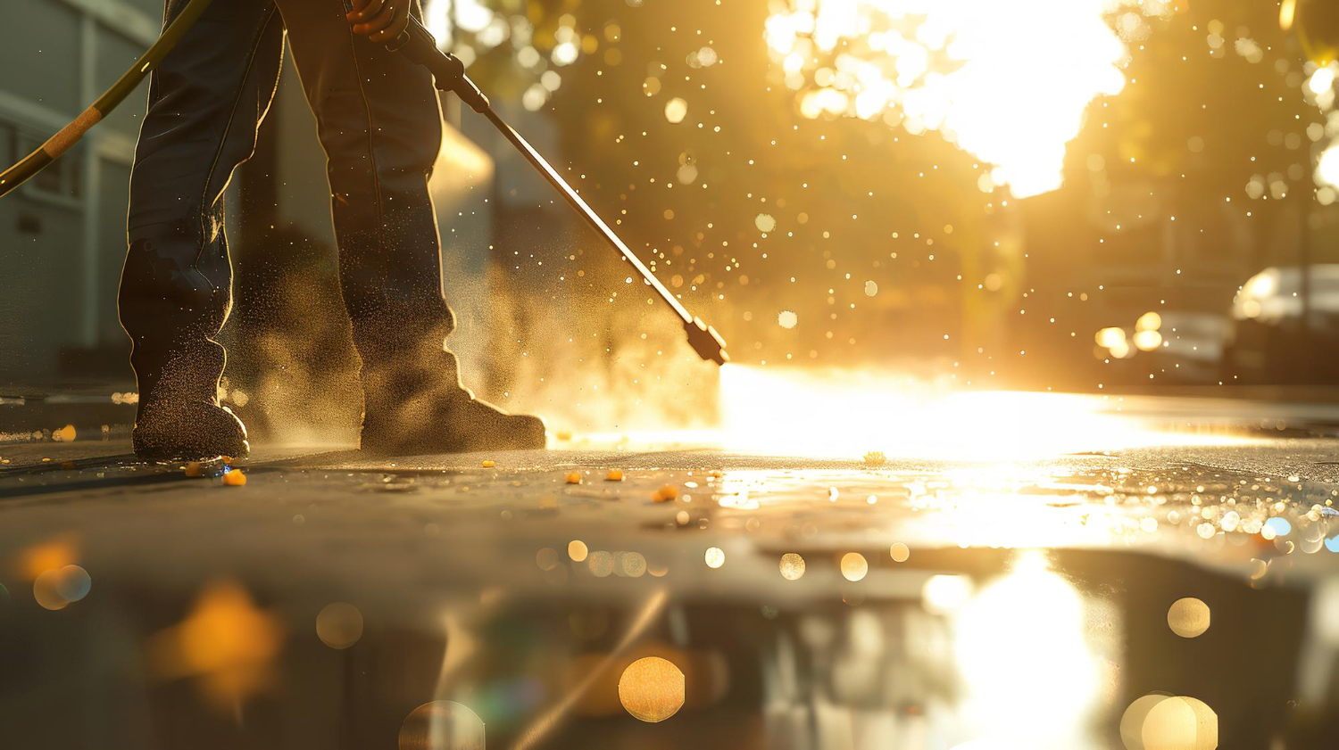 Professionelle Hofreinigung von Höfen und Einfahrten im Rems Murr Kreis